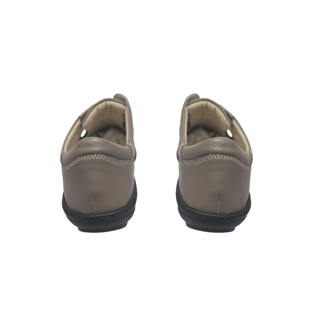David Tate Evita Women's Micro Leather Slip-On Shoes - Taupe