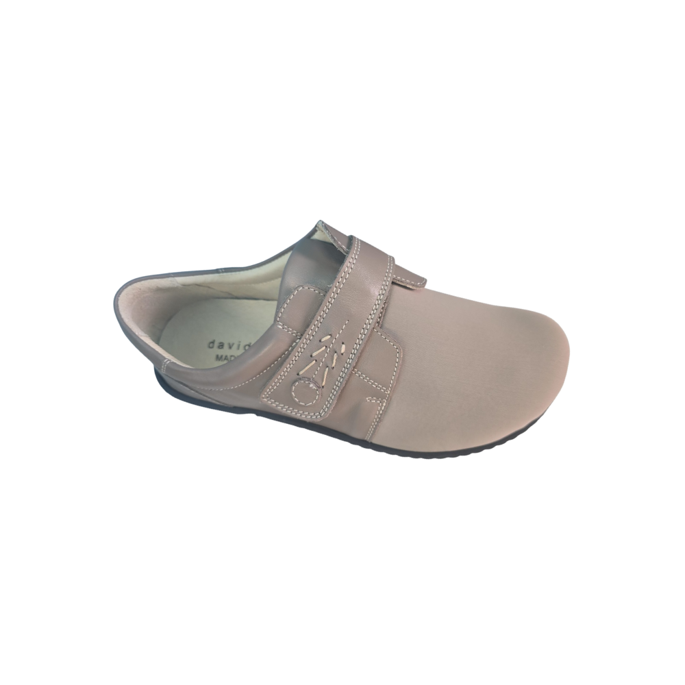 David Tate Evita Women's Micro Leather Slip-On Shoes - Taupe