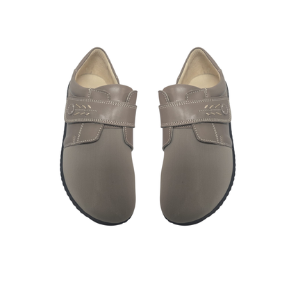 David Tate Evita Women's Micro Leather Slip-On Shoes - Taupe