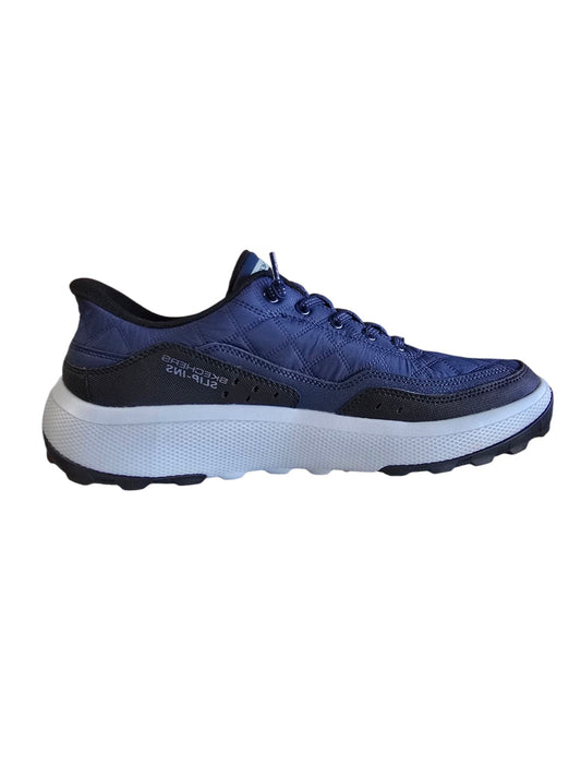 Skechers Men's Slip-Ins Navy/Black | Cozy Fit & Hands-Free Hands-free, Vegan, Memory foam comfort.