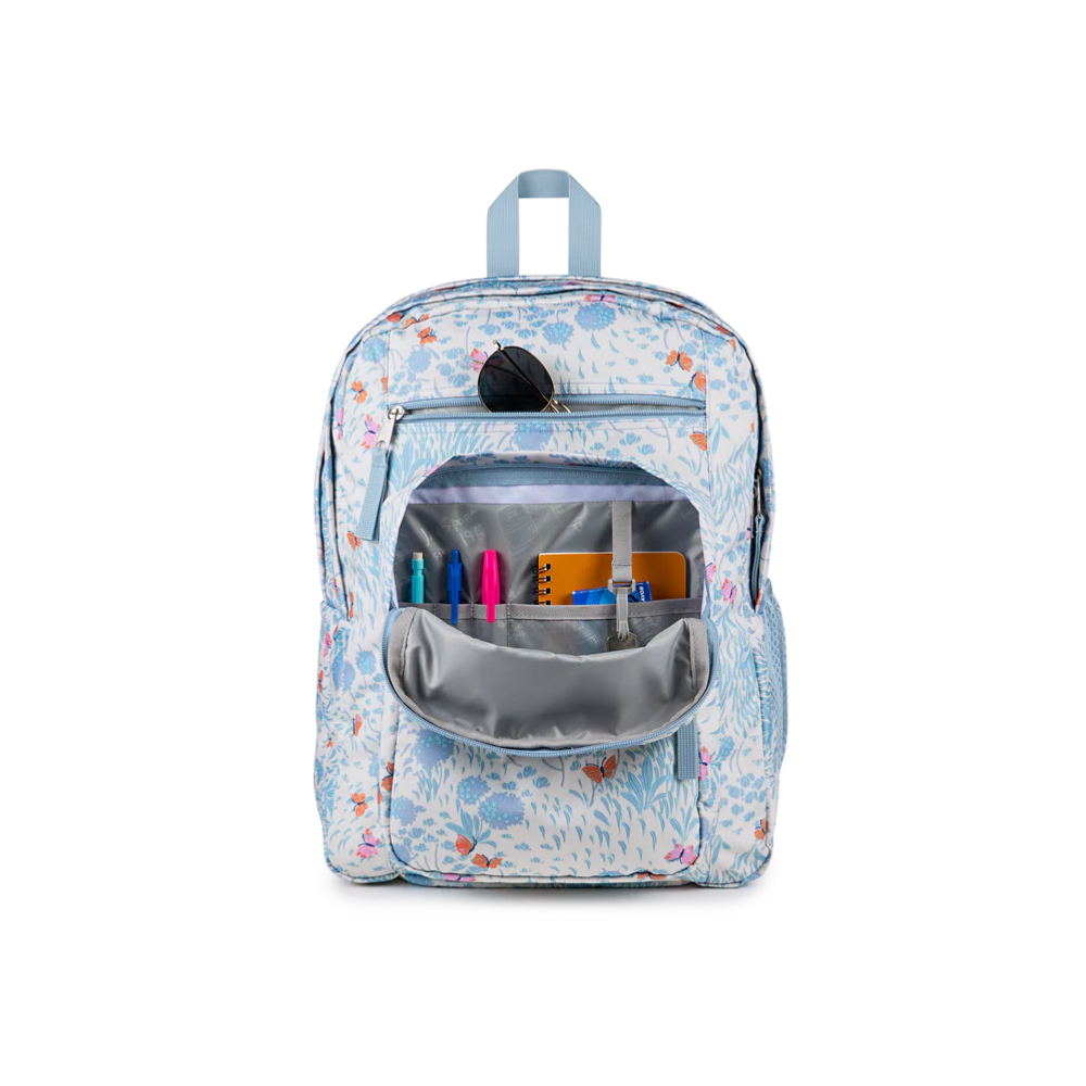 JanSport Big Student Large-Capacity School Backpack - Fluttering Fields