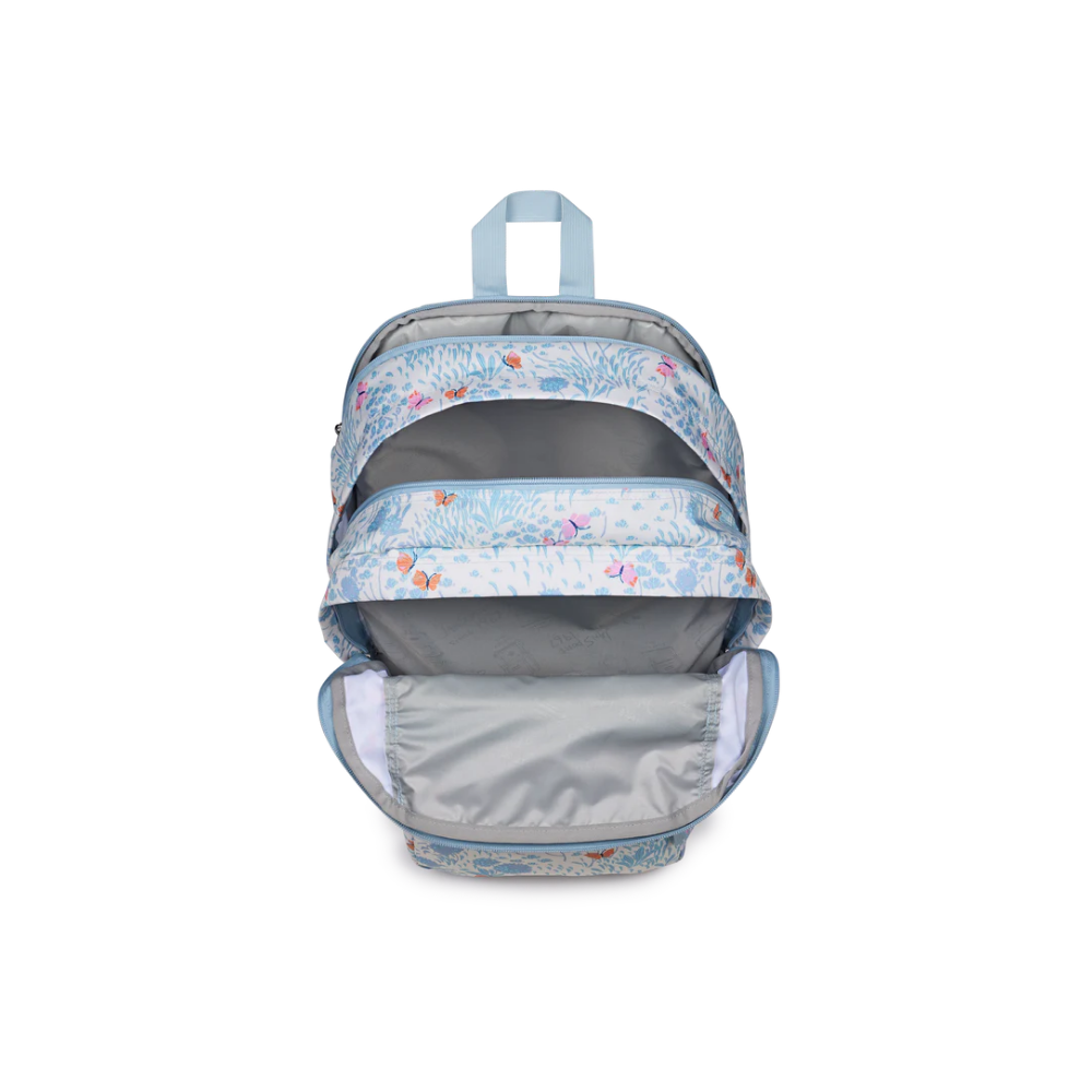 JanSport Big Student Large-Capacity School Backpack - Fluttering Fields