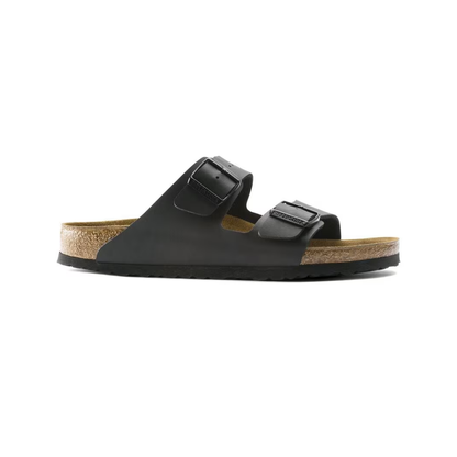 Birkenstock Arizona Birko-flor Black Leather Unisex Sandal
