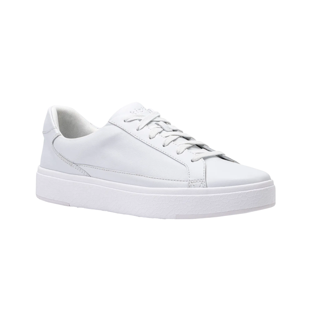 Kizik Vegas Unisex Hands-Free Leather Sneakers - Ivory White