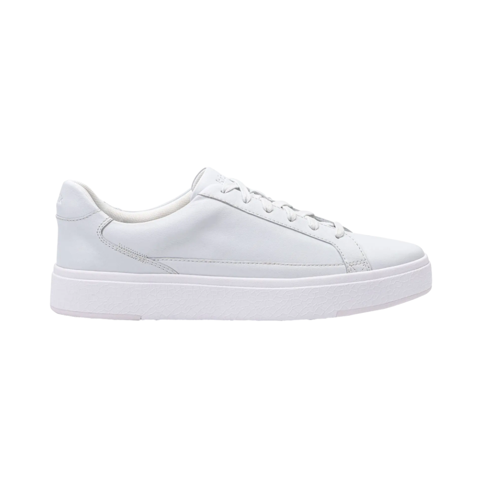 Kizik Vegas Unisex Hands-Free Leather Sneakers - Ivory White