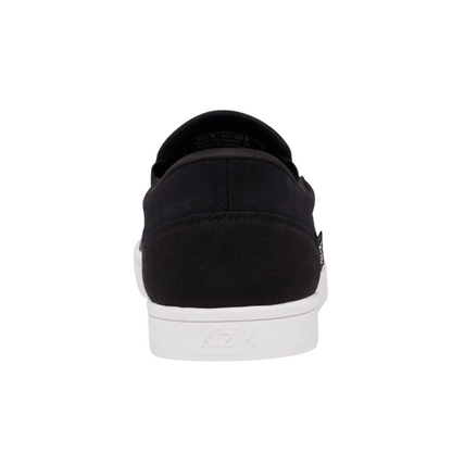 Kizik Venice Hand-Free Unisex Canvas Sneakers - Black