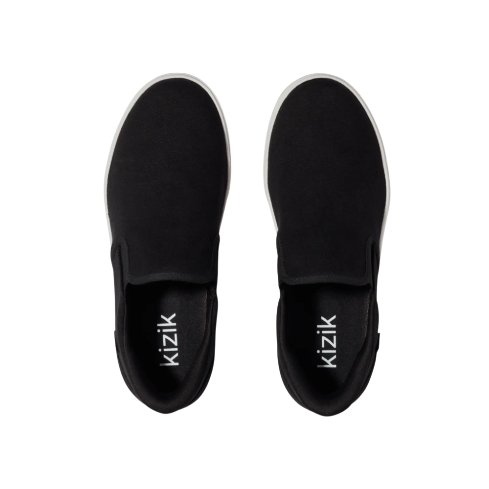Kizik Venice Hand-Free Unisex Canvas Sneakers - Black
