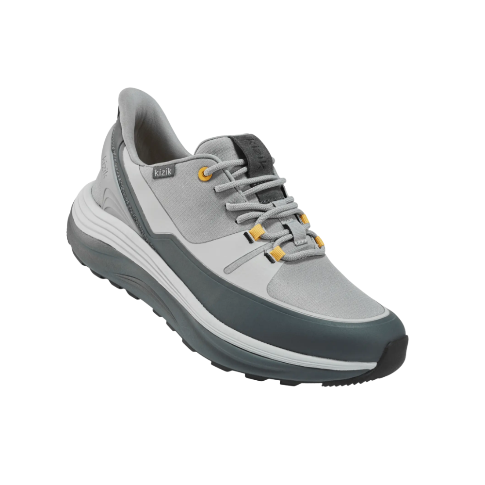 Kizik Men's London All Terrain Hands-Free Sneakers - Alloy / Poppyseed