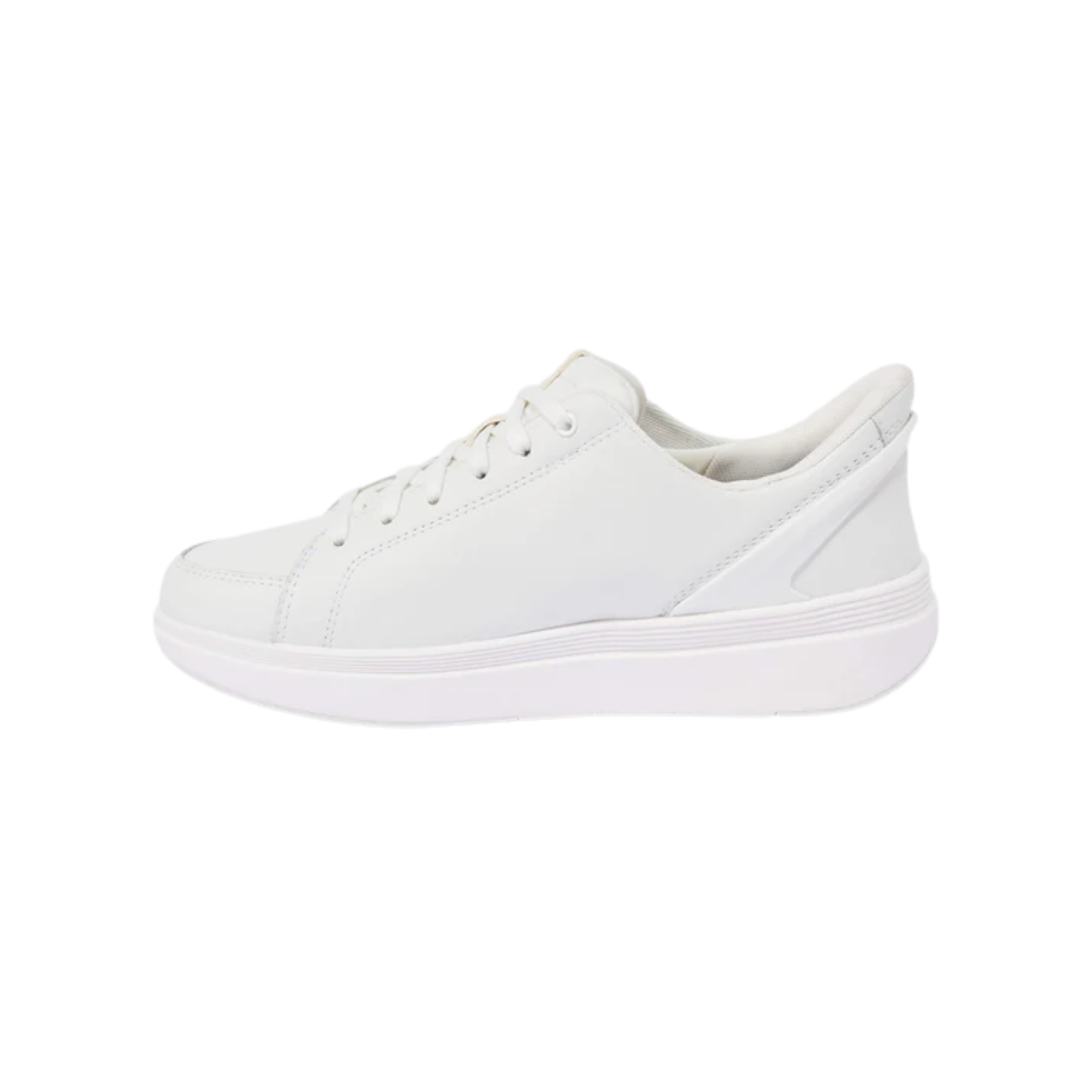 Kizik Sydney Women's Hands-Free Lightweight Leather Sneaker - White