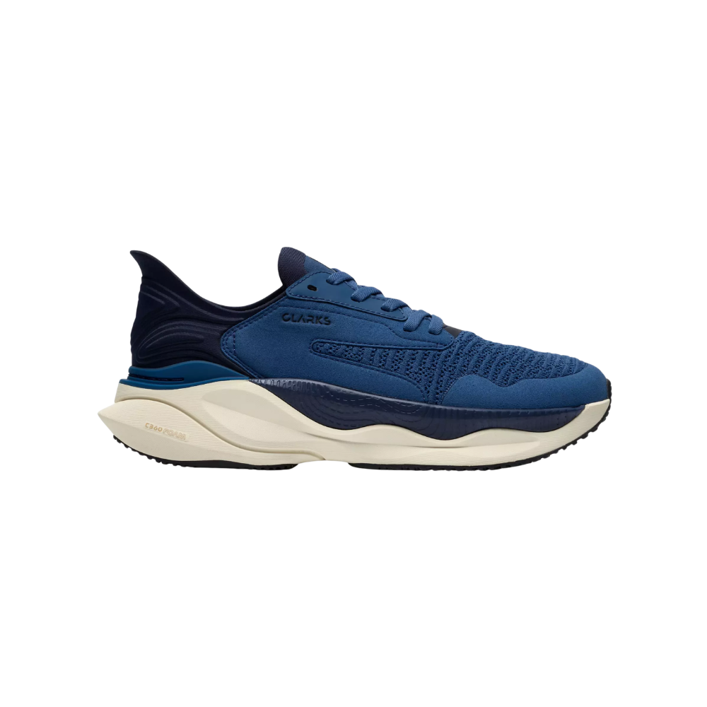Clarks Pace Men's Podiatrist Approved Walking Shoes - Blue