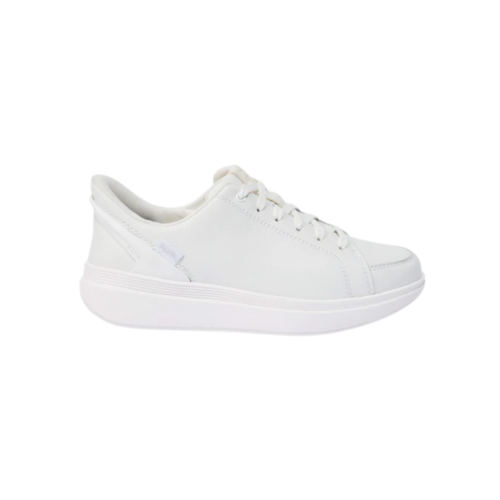 Kizik Sydney Women's Hands-Free Lightweight Leather Sneaker - White