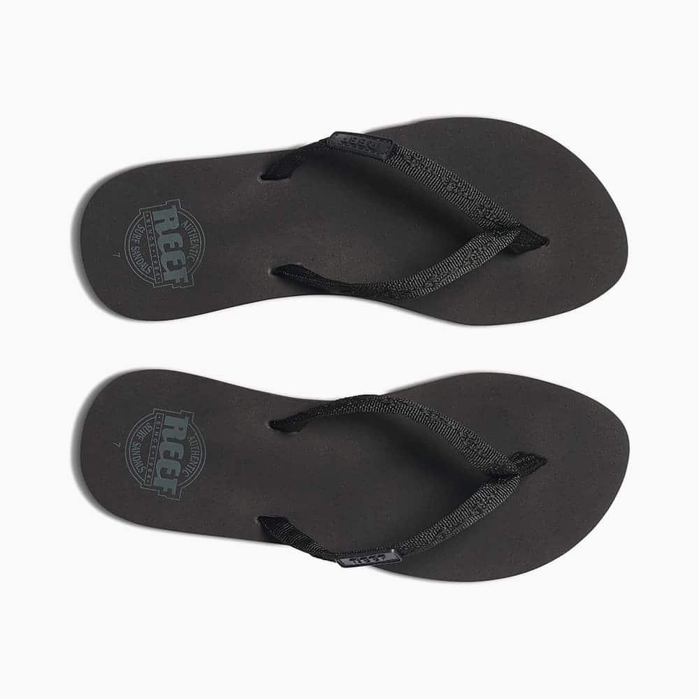 Reef Ginger Women's Black Black RF001660 Casual Sandals Flip Flops