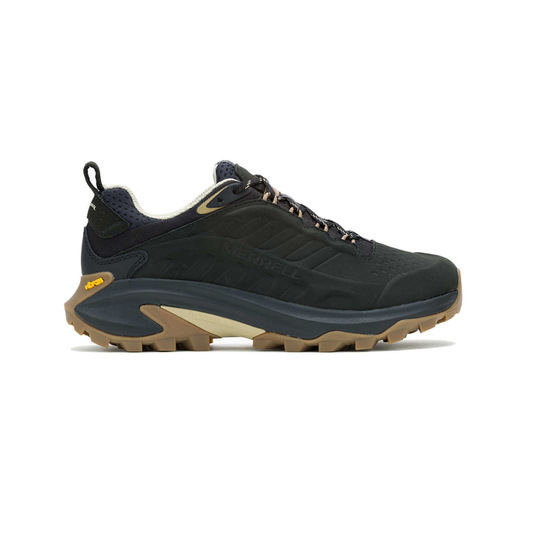 Merrell Women's Moab Speed 2 Leather Trail Running Shoes Black- Black