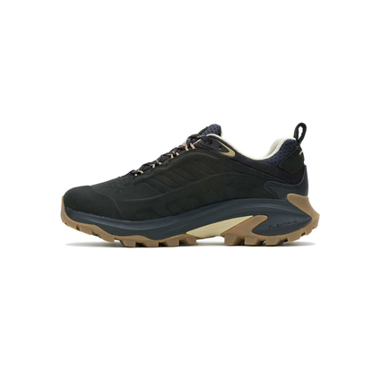 Merrell Women's Moab Speed 2 Leather Trail Running Shoes Black- Black