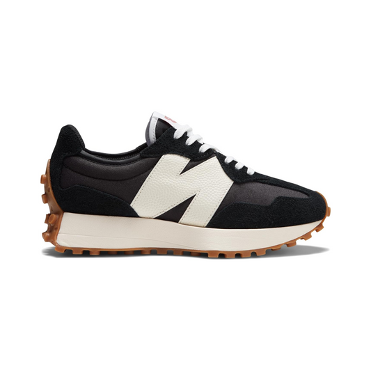 New Balance Women's 327 V1 Retro Style Sneaker - Black/White  WS327BL