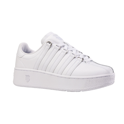 K-Swiss Classic VN Platform – White | Timeless Icon with a Bold Lift