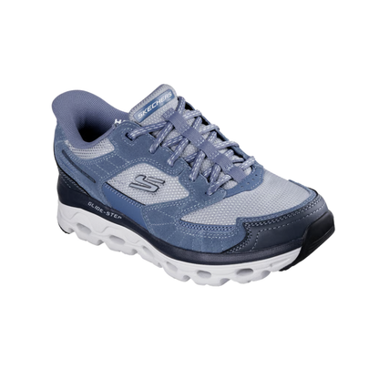 Skechers Slip-Ins: Glide-Step Sole - Carpenter Ridge Light Blue| Hands-Free Comfort with Air-Cooled Cushioning