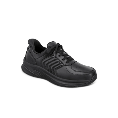 Orthofeet Men's Navigate Hands-Free Athletic Sneaker – Black 25002