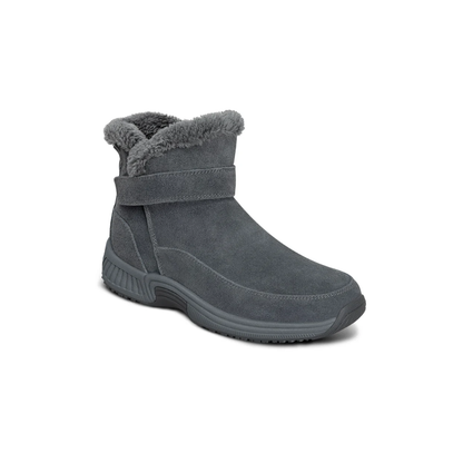 Orthofeet Women's Bliss Hands-Free Orthopedic Boots Grey