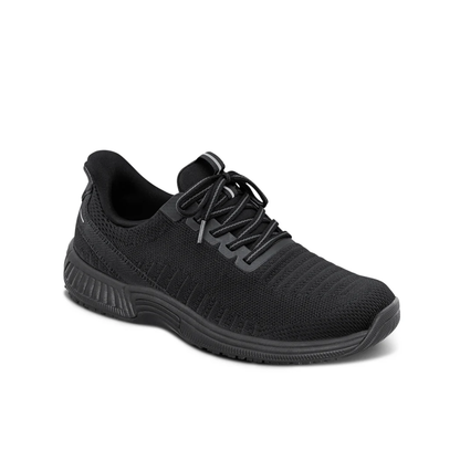 Orthofeet Kita Hand's Free Arch Support Sneaker - Black