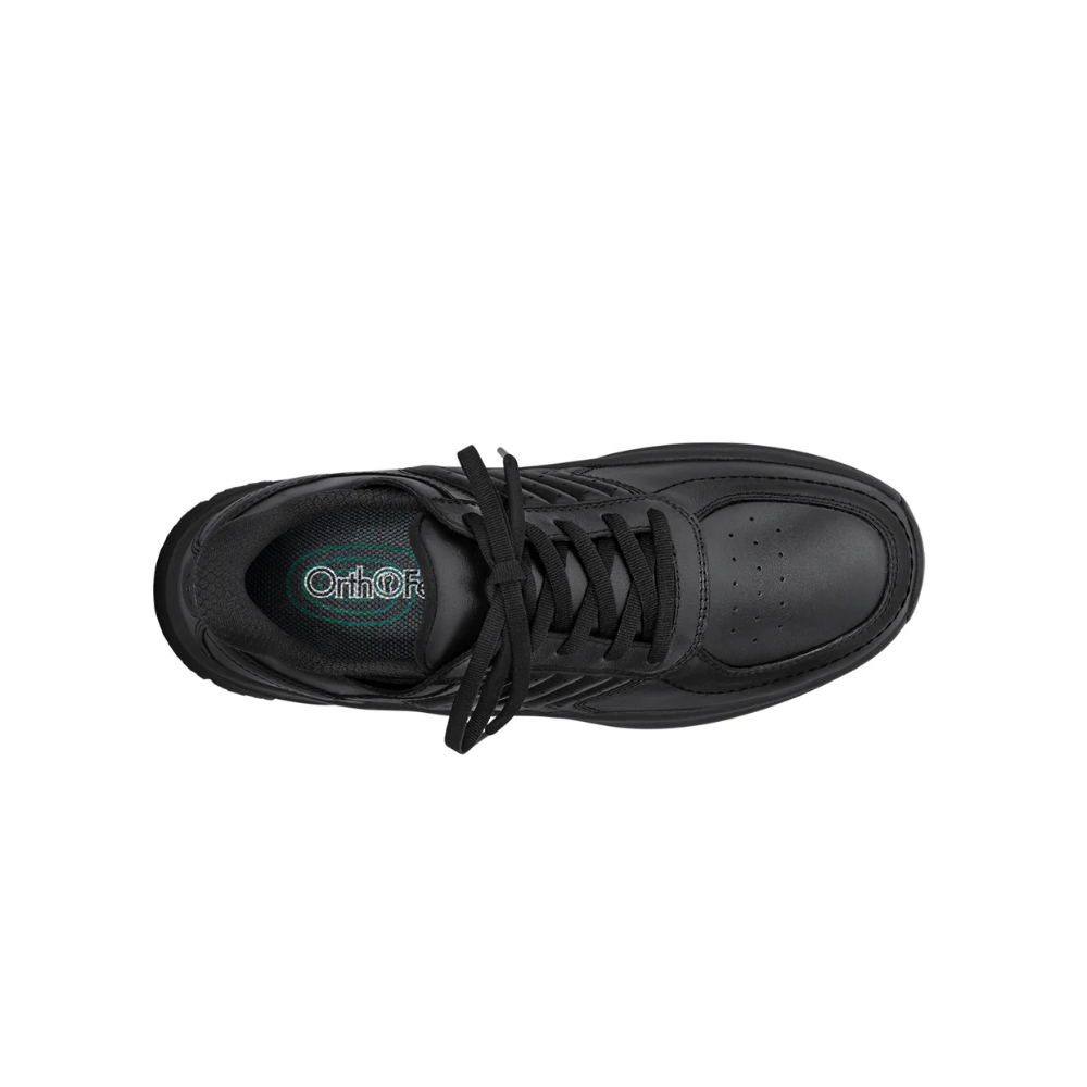 Orthofeet Men's Navigate Hands-Free Athletic Sneaker – Black 25002