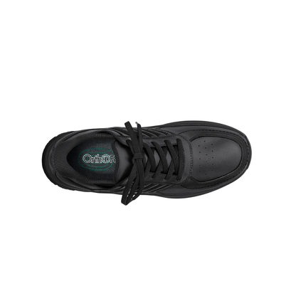 Orthofeet Men's Navigate Hands-Free Athletic Sneaker – Black 25002