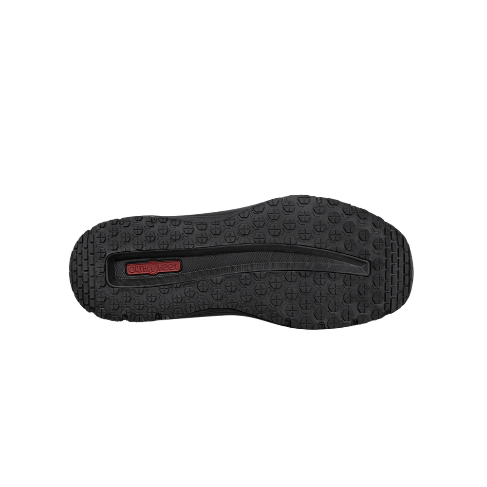 Orthofeet Men's Navigate Hands-Free Athletic Sneaker – Black 25002