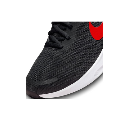 Nike Revolution 7 Running Shoe Black/White/University Red- FB2207 003