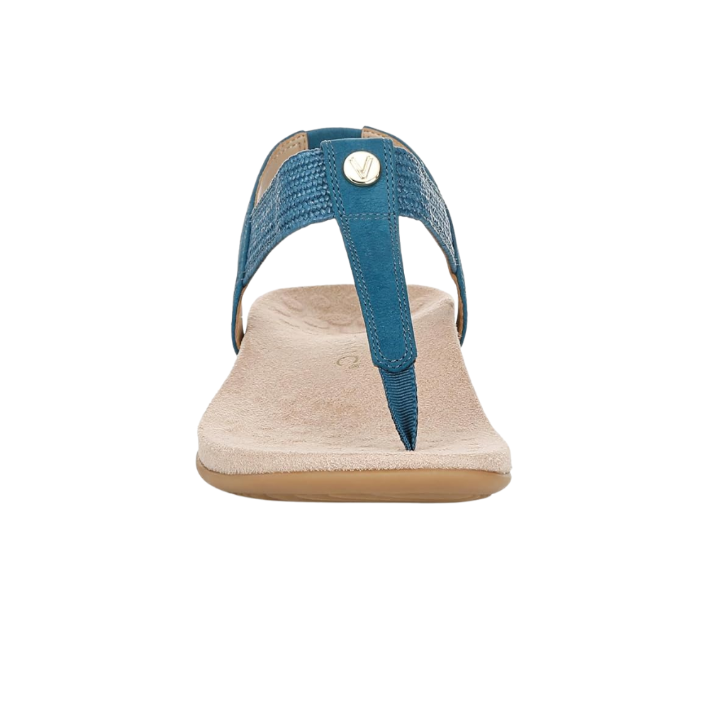 Vionic Brea Toe Post Slingback Sandal Celestial Teal Nubuck I9863L5403