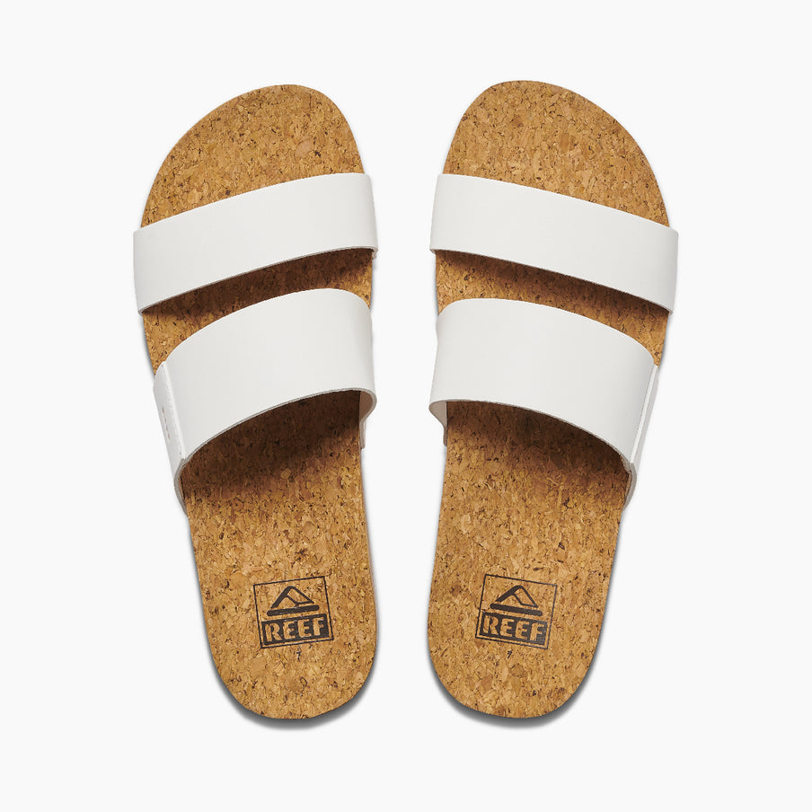 REEF Women's Cushion Vista Hi Cloud Sandal – Vegan Leather Platform Comfort