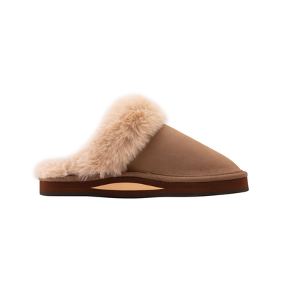 Rainbow Sandals Women's Sunset Snugs – Premier Leather Slipper Dark Brown