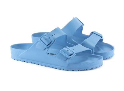Birkenstock Unisex Arizona Essentials Slide-On Sandal, Sky Blue