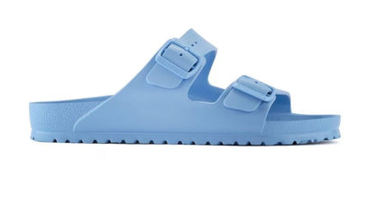 Birkenstock Unisex Arizona Essentials Slide-On Sandal, Sky Blue