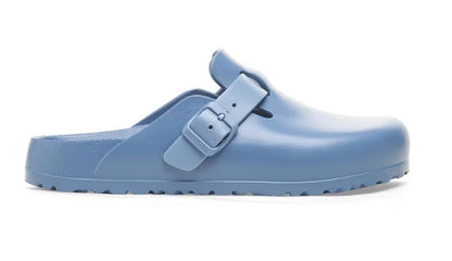 Birkenstock Women's Blue Boston EVA Mule, Elemental blue, Narrow