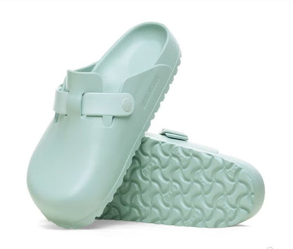 Birkenstock Women's Boston High-quality EVA  Waterproof, Lightweight Clog, Surf Green