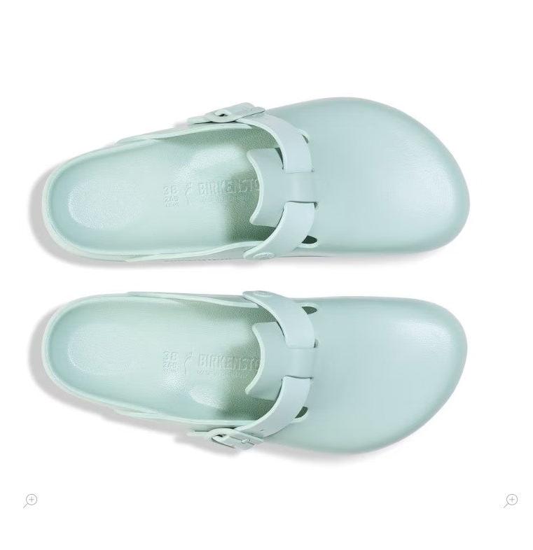 Birkenstock Women's Boston High-quality EVA  Waterproof, Lightweight Clog, Surf Green