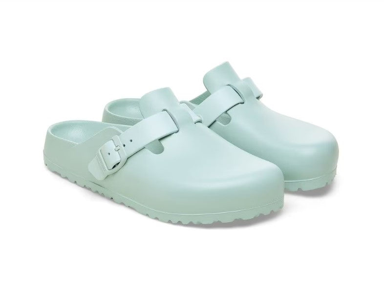 Birkenstock Women's Boston High-quality EVA  Waterproof, Lightweight Clog, Surf Green