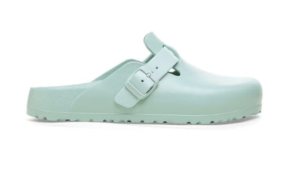 Birkenstock Women's Boston High-quality EVA  Waterproof, Lightweight Clog, Surf Green