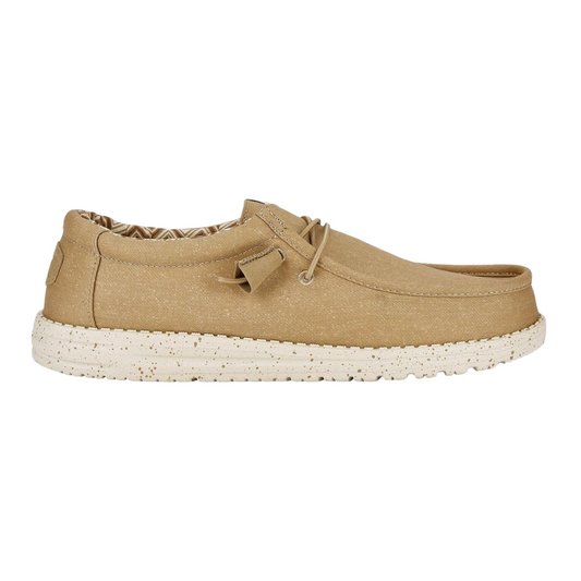 Hey Dude Wally Canvas Wide Tan 41785-265