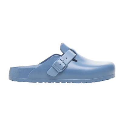 Birkenstock Women's Blue Boston EVA Mule, Elemental blue, Narrow