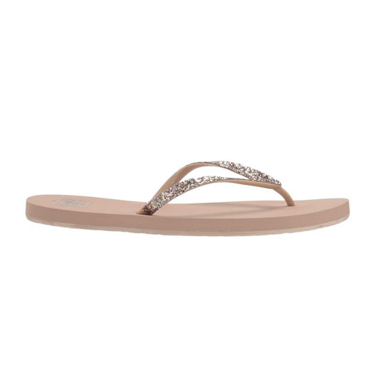 Reef Women's Stargazer Black, Gray , beige FlipFlop Beach/ Pool Sandal