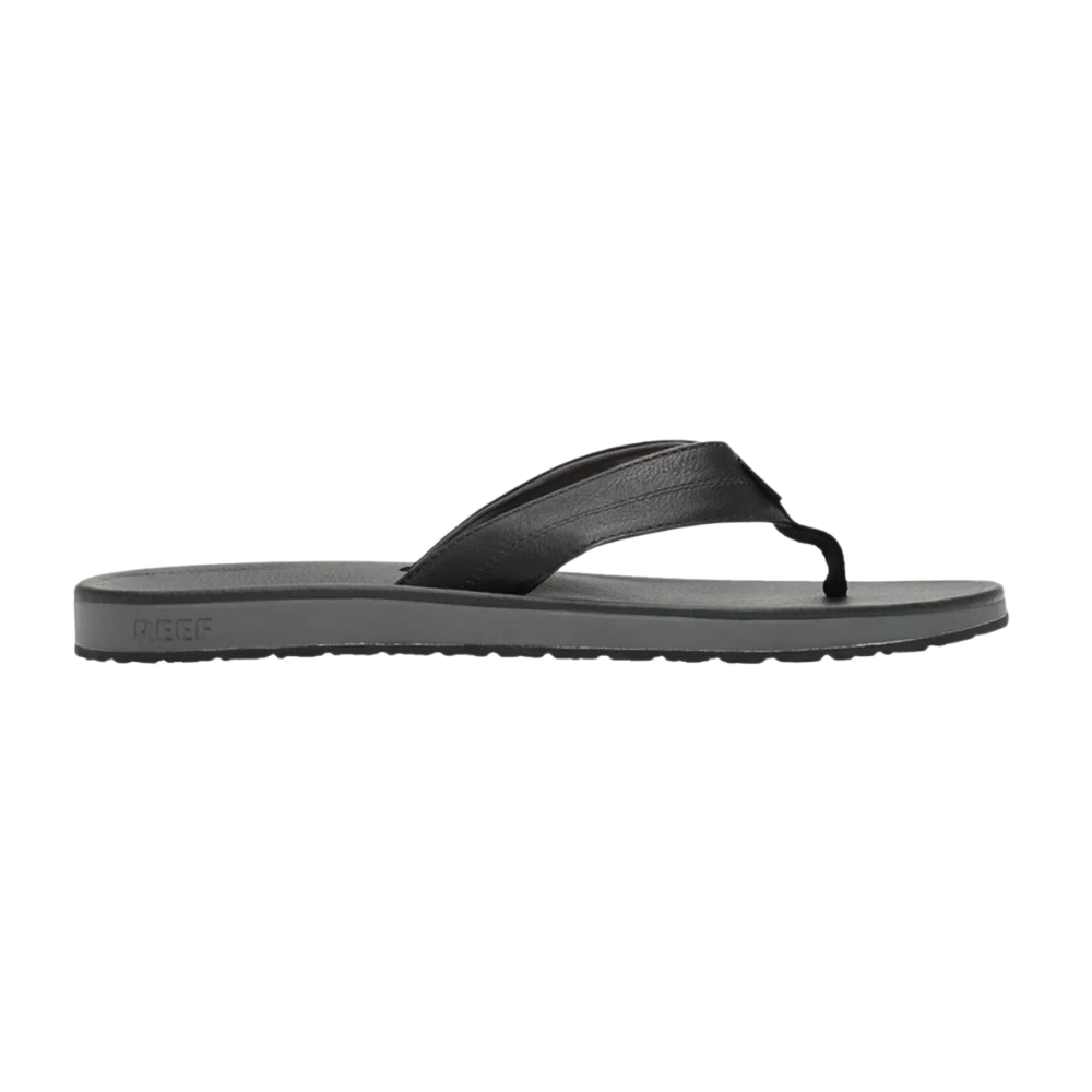 Reef Journeyer Black Gray Men's FlipFlop Thong Sandal