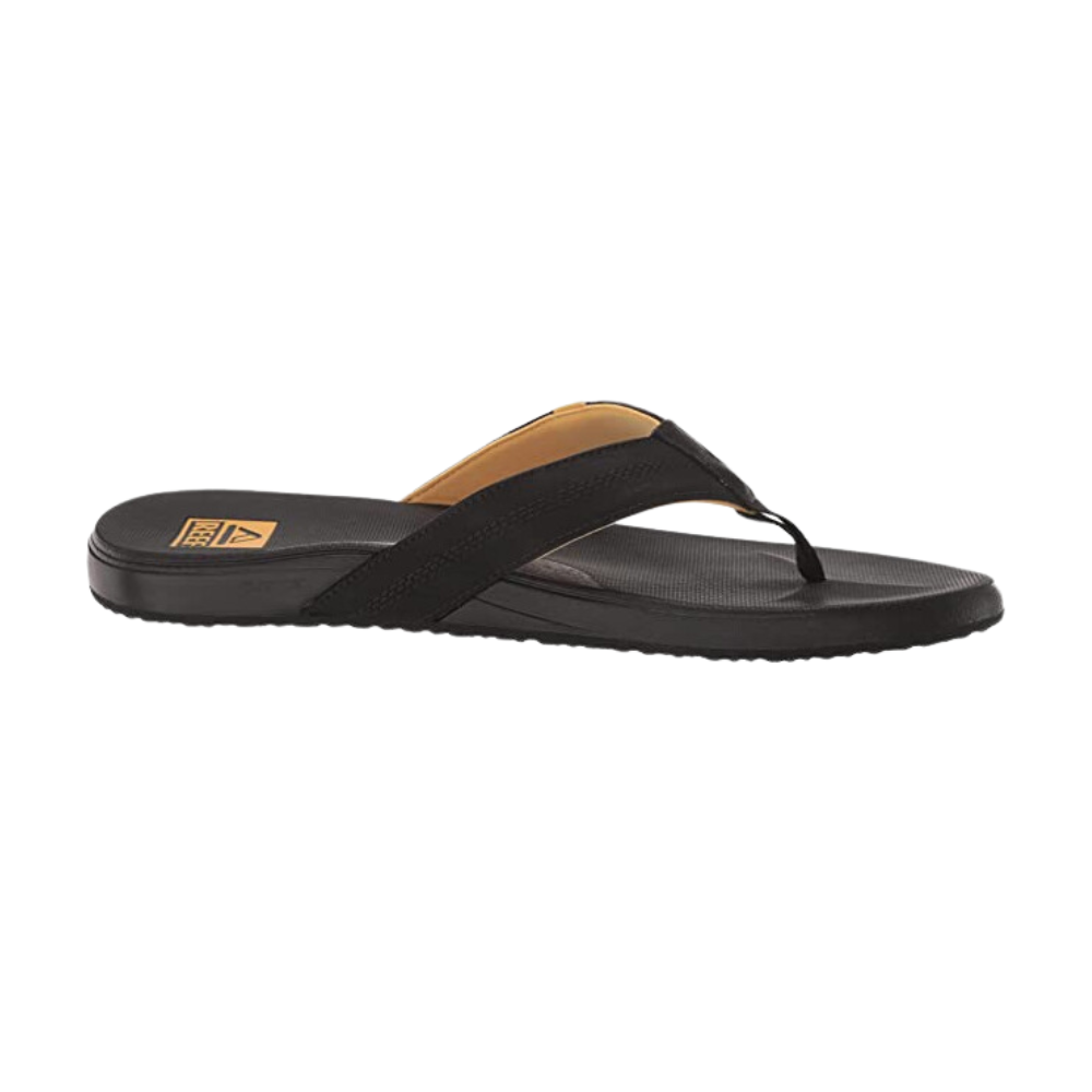 Reef Cushion Bounce Phantom Black / Yellow Men's Flip Flop