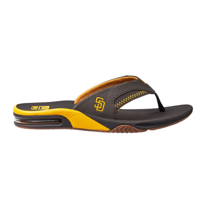 Reef Men's San Diego Padres Fanning Bottle Opener Sandals