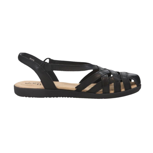 Earth Origins Nellie Sandal Black ETNELLIE-BLACK 001 | Women’s Comfortable Casual Shoes
