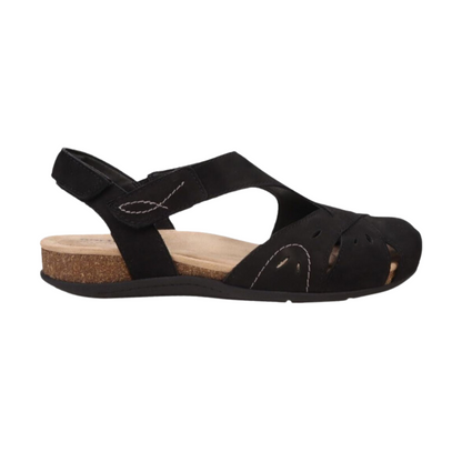 Earth Origins Women’s Birdine Leather Sandal - ETBIRDINE BLACK 002