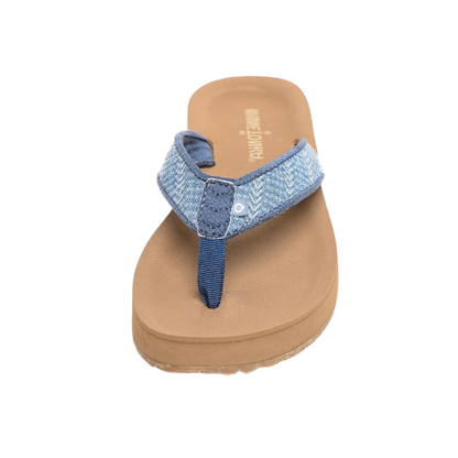 Minnetonka Hedy Blue Denim 75000 Women's Sandal