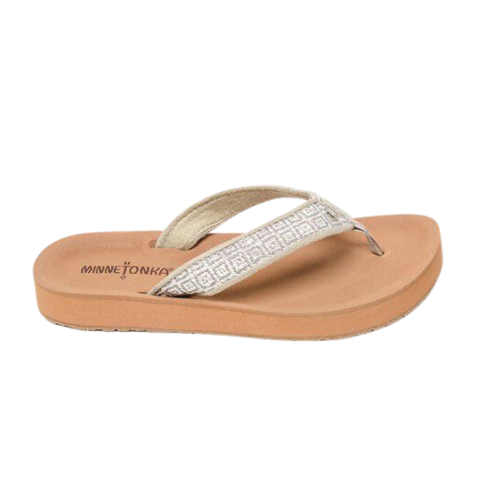 Minnetonka Hedy Taupe 75000 Women's Sandal