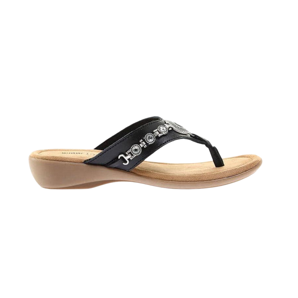 Minnetonka Sybil Black 70034 Women's Sandal