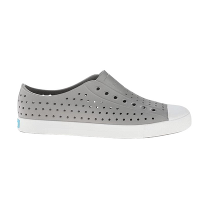 Native Jefferson Pigeon Grey Shell White Unisex EVA Slip On Water Shoe